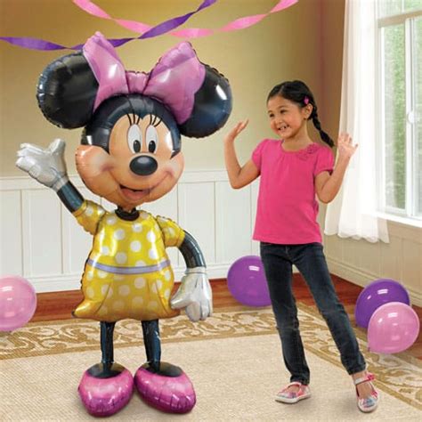 Minnie Mouse Airwalker Foil Balloon Partyrama Co Uk