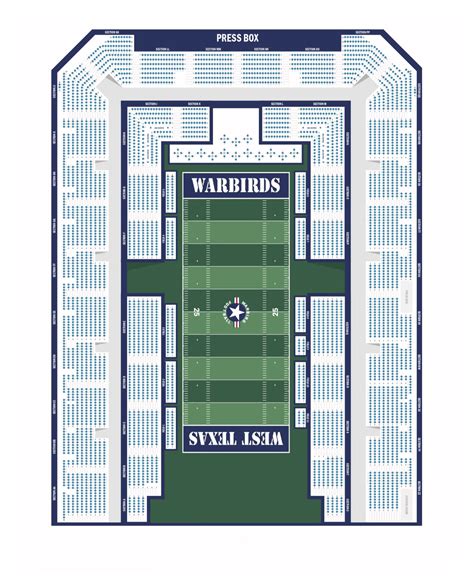 Ector County Coliseum Seating Chart - Seating plans of Sport arenas ...