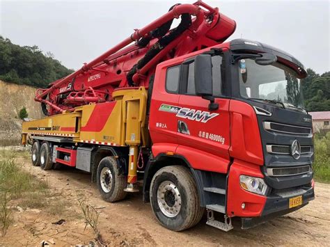 Used 2018 Year Sany Truck Sany 49m Concrete Pump Truck With Mercedes