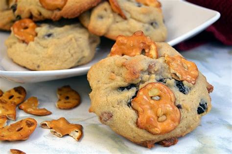 Ultimate Chunky Pretzel Drop Cookies The Starving Chef