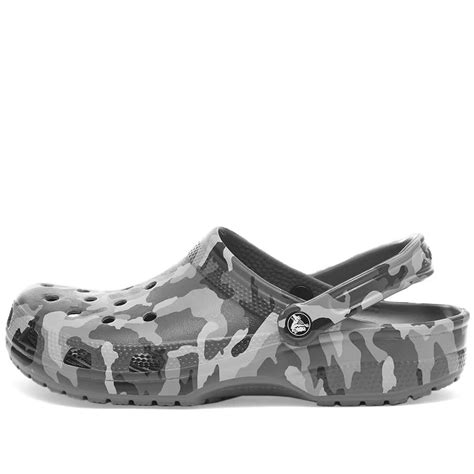 Crocs Classic Printed Camo Clog Slate Grey And Multi End Us