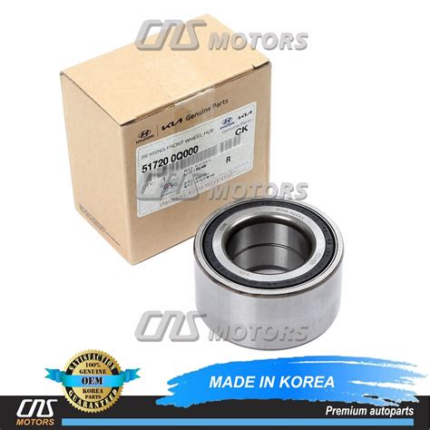 GENUINE Front Wheel Bearing For 2007 19 Elantra Veloster Forte Soul