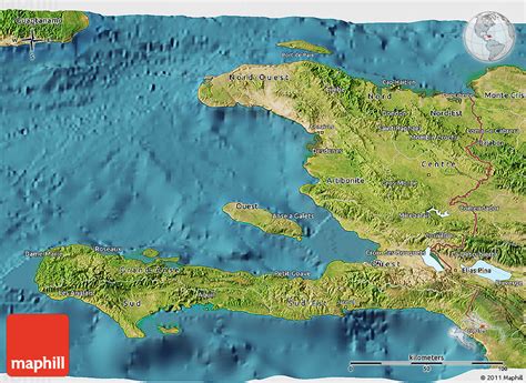 Satellite 3d Map Of Haiti