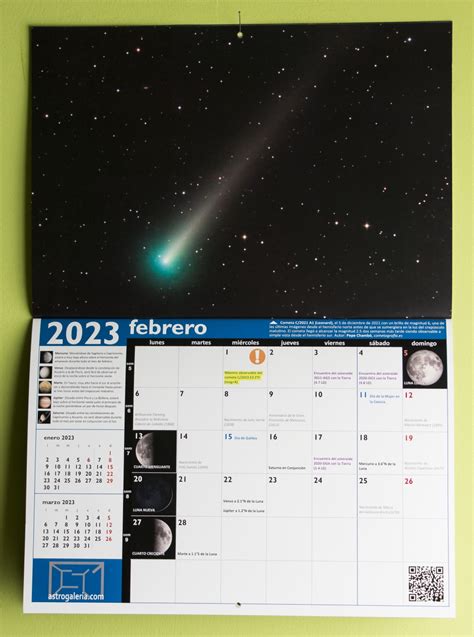 Calendario Astronómico 2023 Cometografía