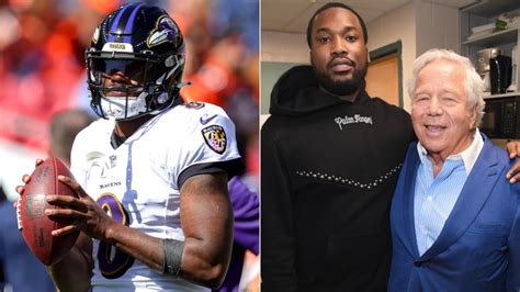 Lamar Jackson Trade Rumors Meek Mill Told Robert Kraft That Ravens Qb