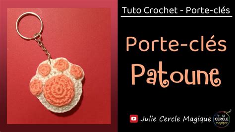 Tuto patte de chat porte clés au crochet Cat paw keychain YouTube