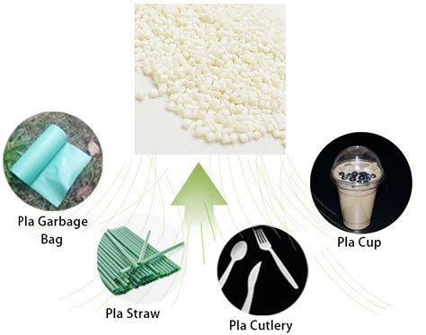 Biodegradable Material Pla Pbs Flexural Plastic Products With High