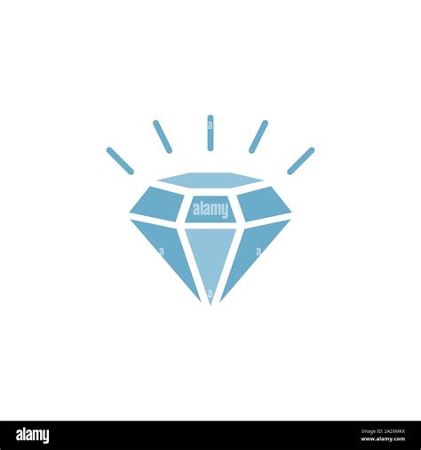 Plantilla De Logotipo De Diamante Icono Diseño Ilustración Vectorial