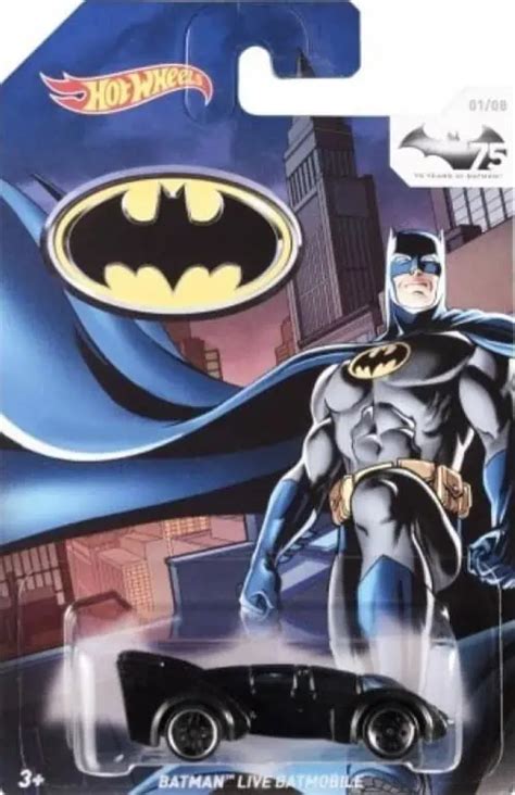 Hot Wheels Batman Live Batmobile 75 Anos Universo Hot Wheels