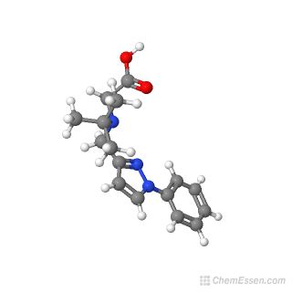 2 Tert Butyl 1 Phenyl 1H Pyrazol 3 Yl Methyl Amino Acetic Acid