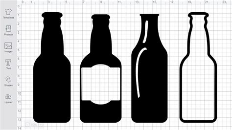 Beer Bottle Svg Free Cut File For Cricut Youtube