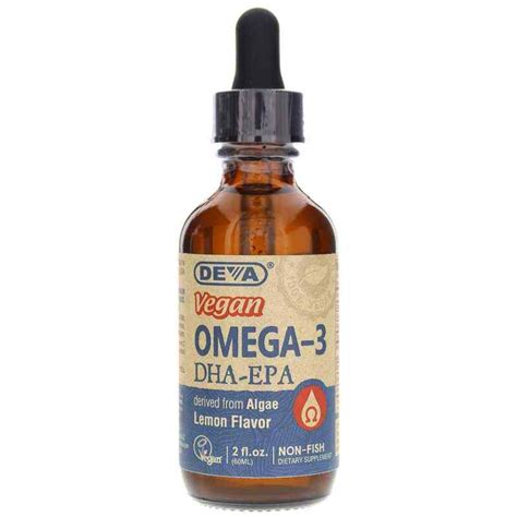 Vegan Omega Dha Epa Liquid Deva Nutrition