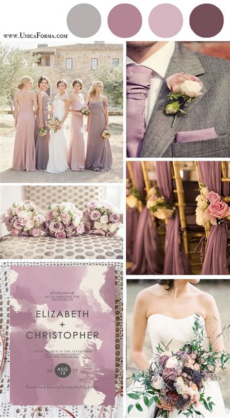 Mauve Wedding Invitations Mauve Blush And Wine Wedding Dusty Rose