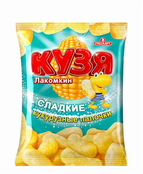 Кукурузные палочки Кузя Лакомкин СТ 140 г