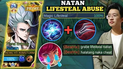 Natan Lifesteal Solo Mythic Rank Natan Best Build Top