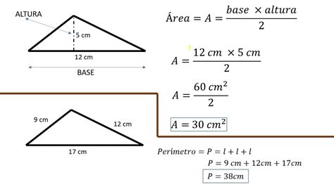 Cómo calcular el área y perímetro de un triángulo en 2020 Calcular el