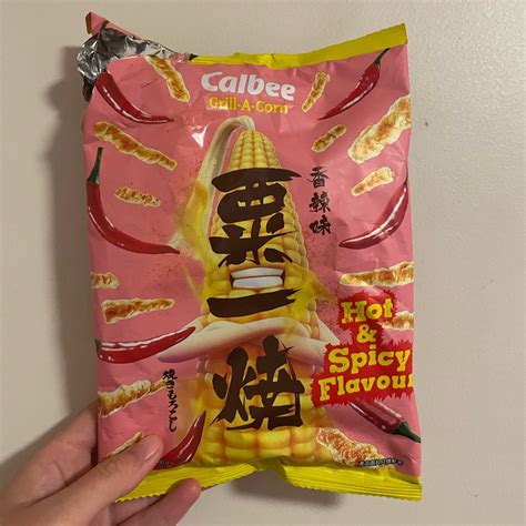 Calbee Grill A Corn Hot Spicy Flavour Reviews Abillion