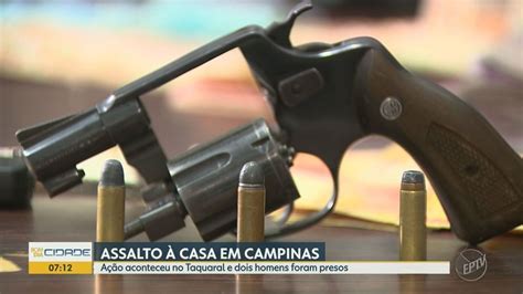 Dupla é presa após assaltar residência no Taquaral em Campinas