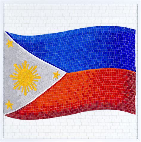 Philippine Flag Mosaic Art - Mozzaico | Leading Tile and Mosaic Company ...
