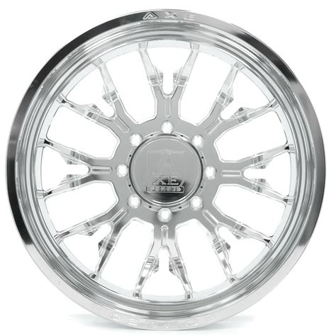 24 Axe Wheels Af6 Dually Inner Fully Polished 24x8 25 Wheel 8x200