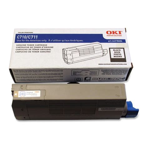 Toner Okidata Original 44318604 Black Impressora Laser Okidata C711