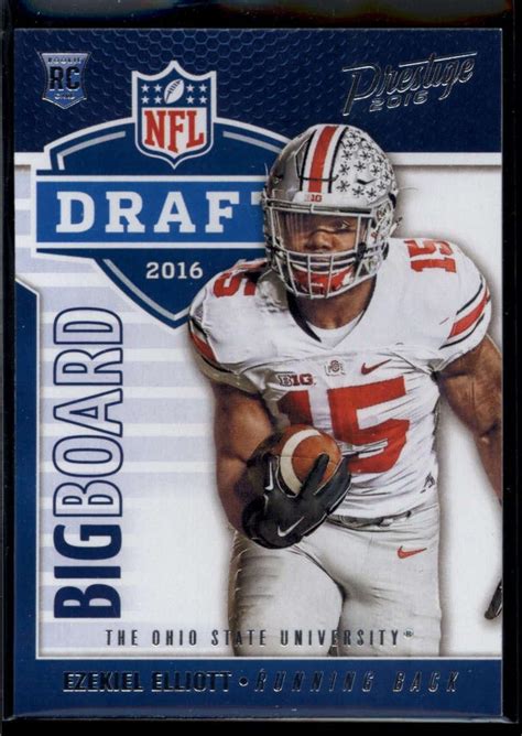 Ezekiel Elliott 2016 Panini Prestige Draft Big Board 3