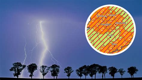 DWD Warnungen für NRW aktiv Gewitter Hagel und Starkregen möglich