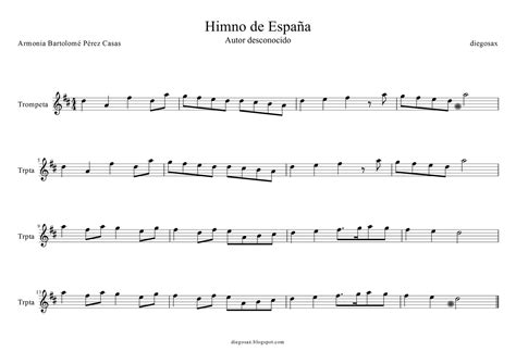 partituras himno de España