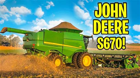 PRIMEIRA VEZ EM UMA COLHEDEIRA JOHN DEERE S670 Vlog De Colheita