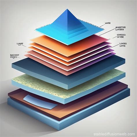 Conceptual Illustration Of Photoshop Layers Stable Diffusion Online