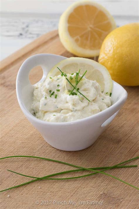 Lemon Chive Cream Cheese Spread Pinch Me I M Eating