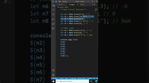 JavaScript Math Trunc Method JavaScript Tutorial YouTube
