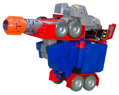 Official Images Of Animated Optimus Prime Battle Blaster Transformers