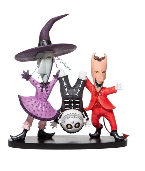 Nightmare Before Christmas Lock Shock And Barrel Statue Screamers