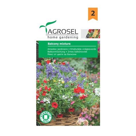 Seminte De Flori Mix Pentru Jardiniere 3 Gr Agrosel Hectarulro