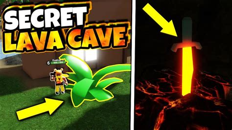 SECRET LAVA BLADE INSIDE LAVA CAVE IN TREASURE QUEST Roblox