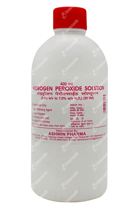 Hydrogen Peroxide Solution 400 Ml Uses Side Effects Dosage Price Truemeds