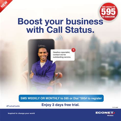 Econet Wireless On Twitter Boost Your Business With Call Status