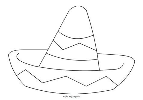 Sombrero Coloring Page at GetDrawings | Free download