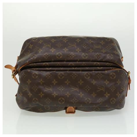 Louis Vuitton Saumur Brown Cloth Ref725120 Joli Closet