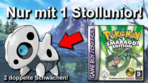 Kann Man Pokemon Smaragd Mit NUR Einem STOLLUNIOR Durchspielen