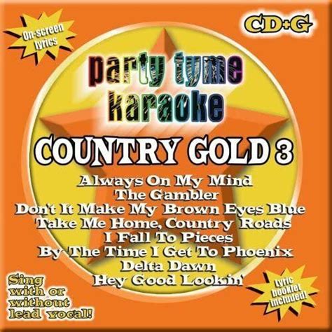 Party Tyme Karaoke Party Tyme Country Gold Song G Cd Uk Import