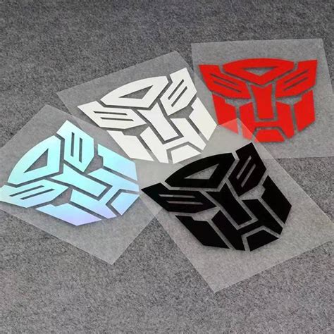 Transformers Reflective Sticker Autobots Decepticons Laser Stickers Car