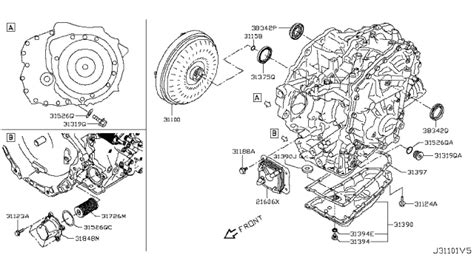 31100 29x0a Genuine Nissan 3110029x0a Converter Assembly Torque