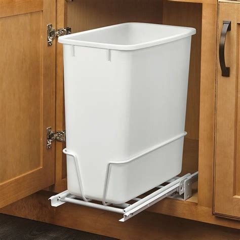 Plastic Pull Out Trash Can Rev A Shelf Replacing Kitchen Countertops