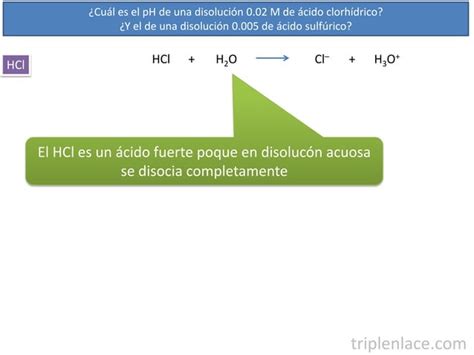 Reacci N Qu Mica Cidos Y Bases Ejercicio Ph De Disoluciones De