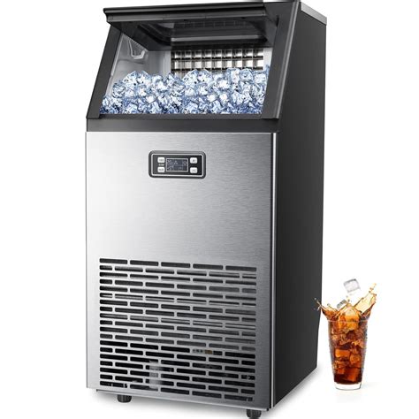 Amazon Kismile Commercial Ice Maker Freestanding Square Ice Cube