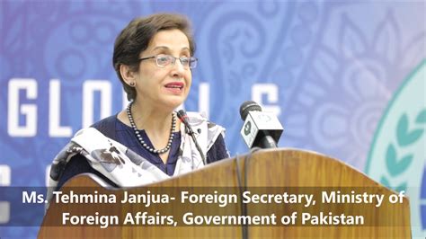 Ms Tehmina Janjua Foreign Secretary Ministry Of Foreign Affairs