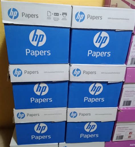 Caja Tamaño Carta Hp Hojas Blancas Papelera Crissanz Papelería