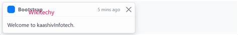 Bootstrap Toasts How To Use Bootstrap 5 Toast Component Wikitechy